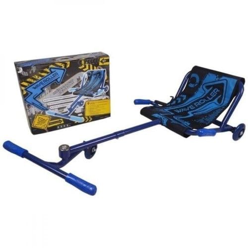 سكوتر ارضي 3 عجلات بمقعد وعجلات ومضيئة ازرق