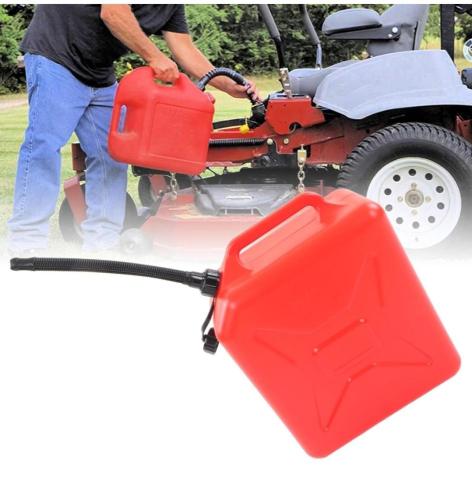 خزان وقود محمول سعة 10 لتر مع أنبوب تعبئة