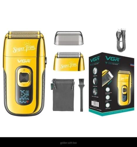 ماكينة حلاقة كهربائية VGR قابلة لإعادة الشحن للرجا...