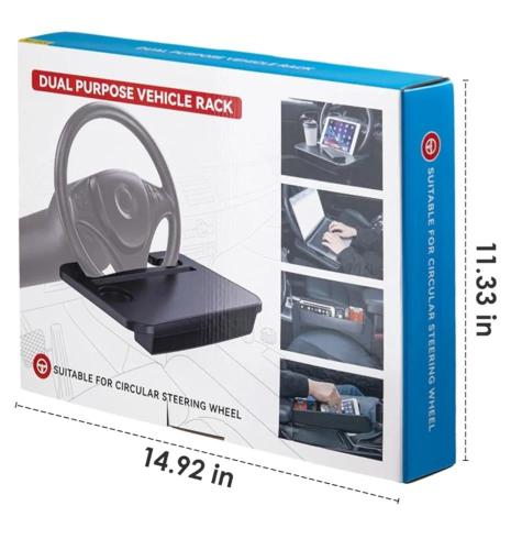 طاولة طعام للدركسون ومنظم اغراض للسيارة