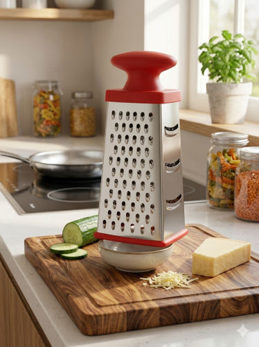 Handheld vegetable grater