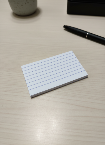 Sticky cards - size 3x5 inch