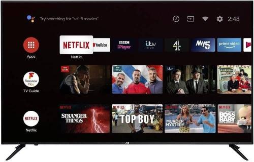 JVC شاشة ذكي  4K HDR سمارت مقاس 55 بوصة بنظام اندر...