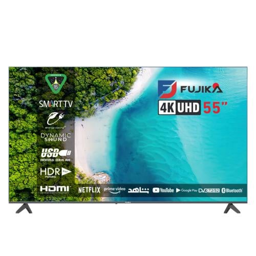 تلفزيون فوجيكا الذكي بنظام أندرويد بدقة 4K UHD مقا...