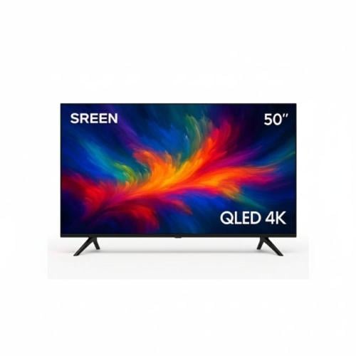 سرين شاشة سمارت 50 - QLED 4K - نظام تشغيل ويبوس -...