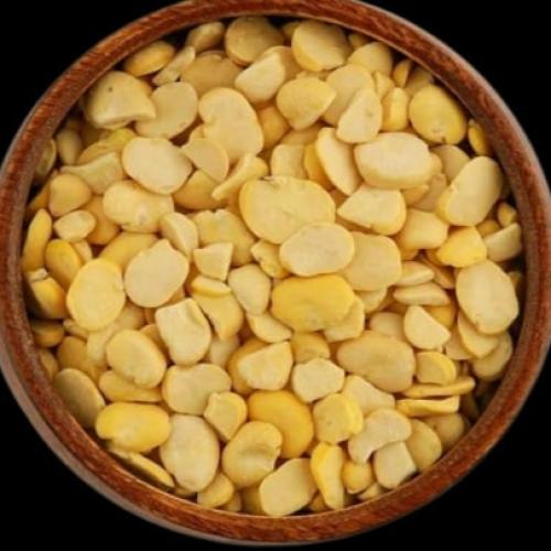 Crushed white fava beans