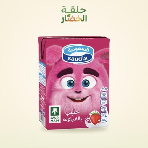 حليب السعودية بالفراولة 200 مل