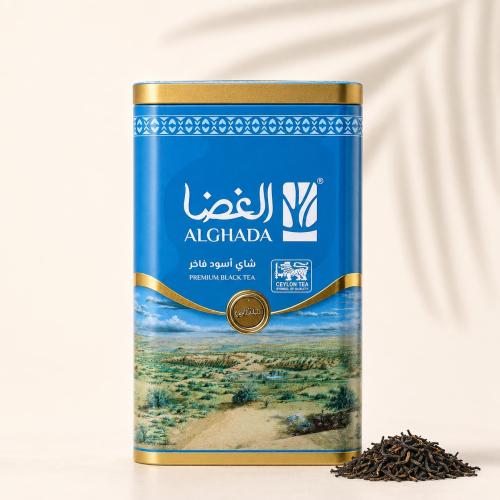 شاي أسود فاخر الذهبي 250 جرام (الغضا)