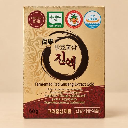 مستخلص الجينسنج الأحمر الكوري المخمر الذهبي
