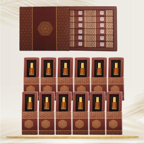 توزيعات مخلط العود والزعفران الفاخر 12 ربع