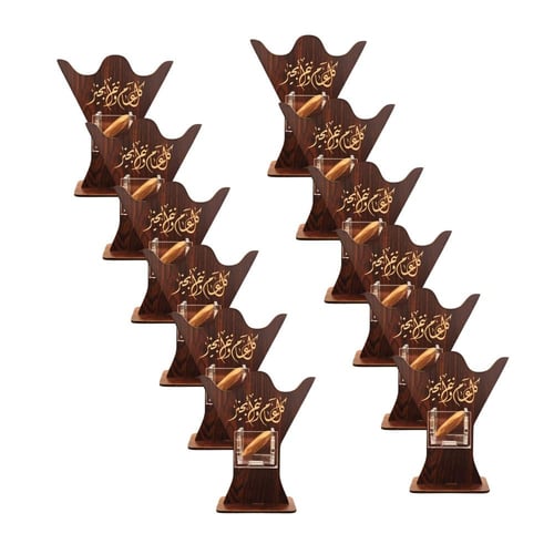 توزيعات كسر العود شكل مبخره 12 حبة