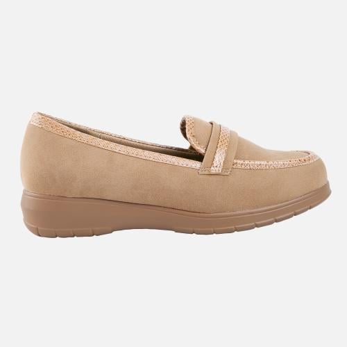 حذاء لوفر بكعب مريح و يومي بالوان مختلفة