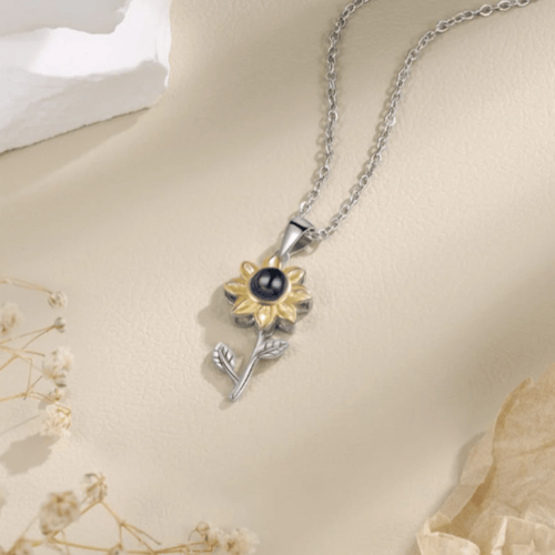 سلسال الصورة السرية على شكل وردة