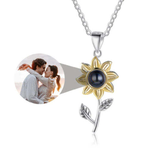 سلسال الصورة السرية على شكل وردة