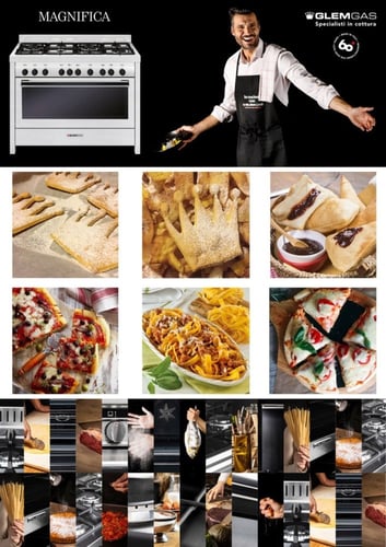 جليم غاز, موقد طبخ غاز, مقاس 60*120 سم, 6 شعلات, 2...