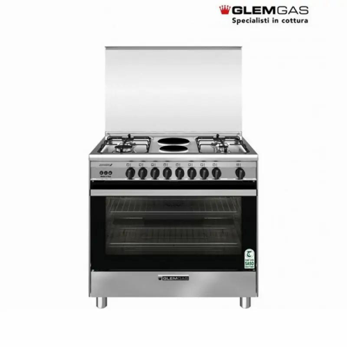 جليم غاز, موقد طبخ غاز وكهرباء , مقاس 60*90, 4 شعل...