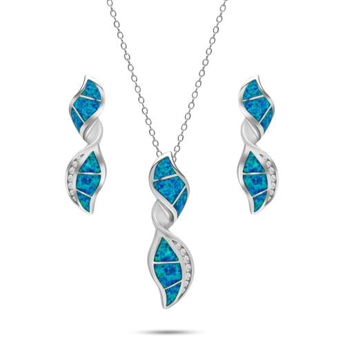 سلسلة و اقراط موج