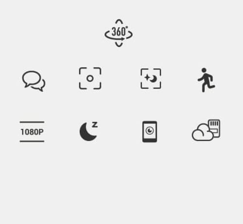 كاميرا واي فاي منزلية داخلية بدقة 1080