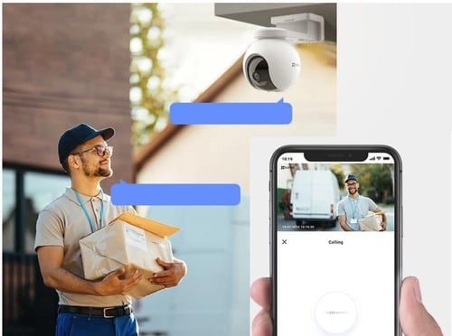 كاميرا واي فاي تعمل بالبطارية مع لوحة شمسية