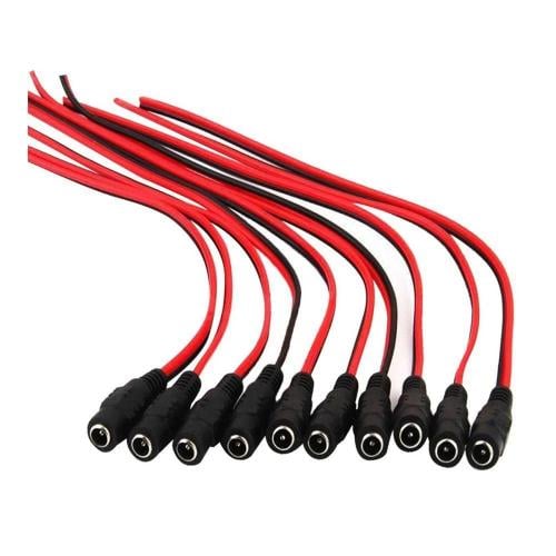 كيبل كونكتر كهرباء كاميرات DC FEMALE