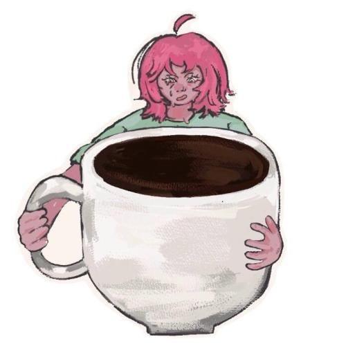 Large Coffee Sticker