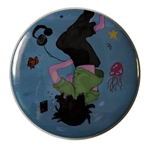 Pin Button DRowning