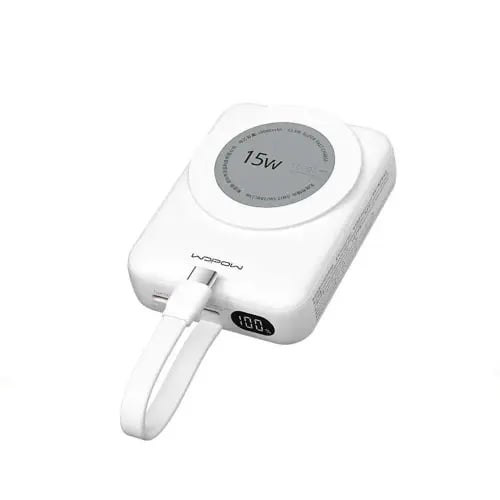 شاحن متنقل عشر الاف wopow Magsafe مع سلك