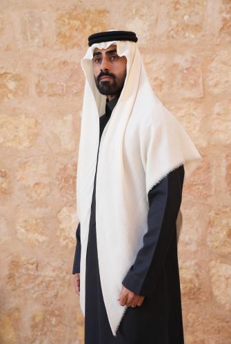 شال كشميري صوف سادة فاخر