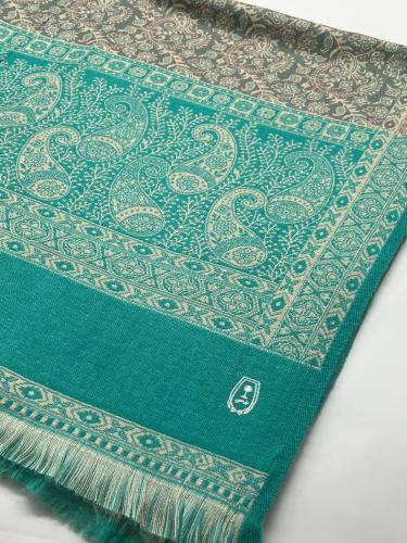 شال كشميري تركواز