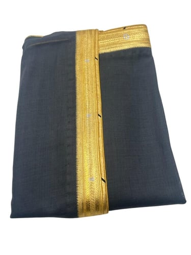 مشلح غاط رمادي ملكي فاخر يدوي