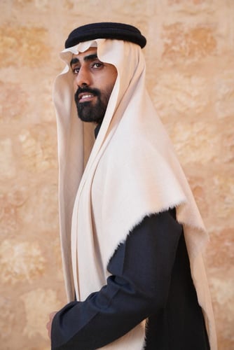 شال باشمينا سادة فاخر