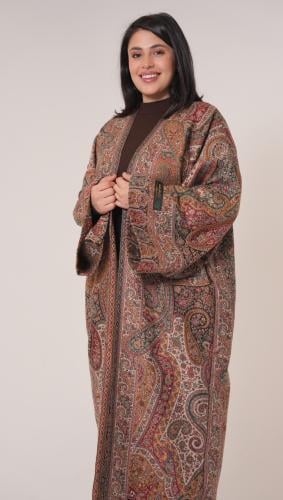 فروة شتوية نسائي كشميري فاخرة