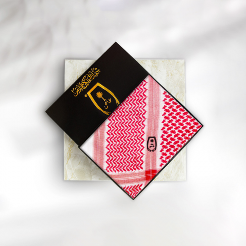 شماغ ملكي خاص البصمة دم الغزال