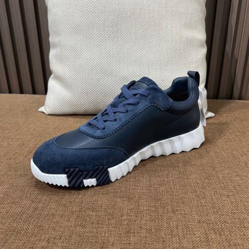 حذاء سنيكرز هيرميس باونسينغ كحلي - Hermès Bouncing Sneaker