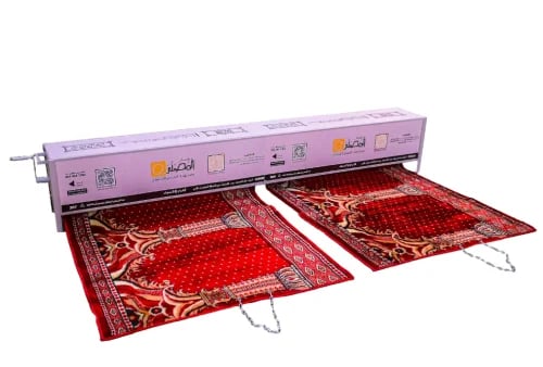 Portable prayer area, two rows system, with two ca...