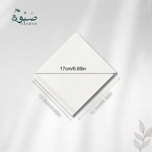 فلاتر قهوة مربعة 02 ( 50 فلتر )