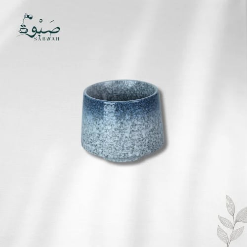 كوب سيراميك ازرق 180 مل