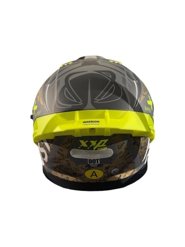 خوذة XXP كامل وجة فسفوري