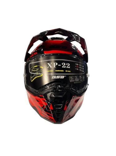 خوذة GSB اسود واحمر صحراوي