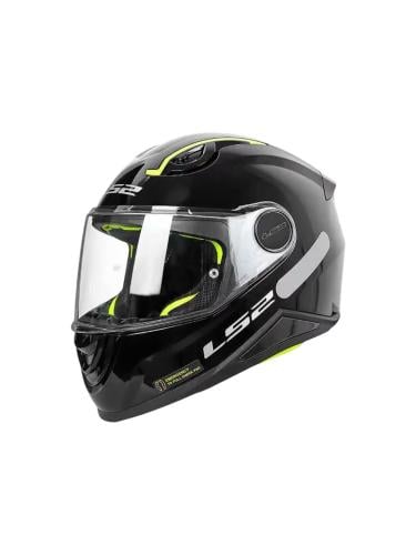 خوذة اطفال LS2 اسود لامع