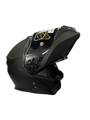 خوذة GSB اسود مطفي اوبن فيس