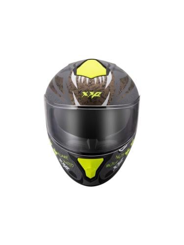 خوذة XXP كامل وجة فسفوري