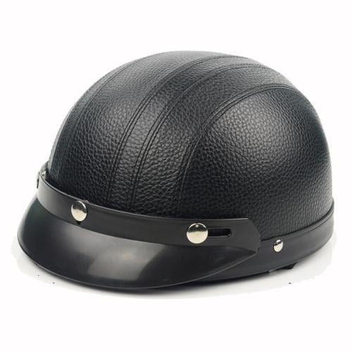 خوذة نص جلد سادة