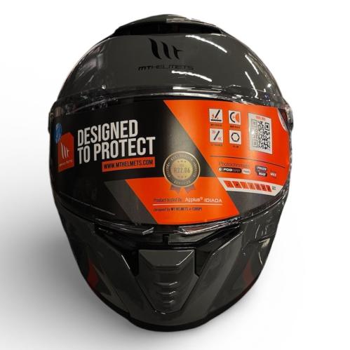 خوذة MT فل فيس اسمنتي لامع