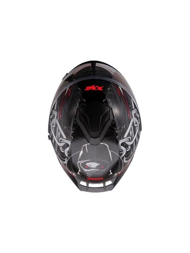 خوذة XXP كامل سلاسل احمر