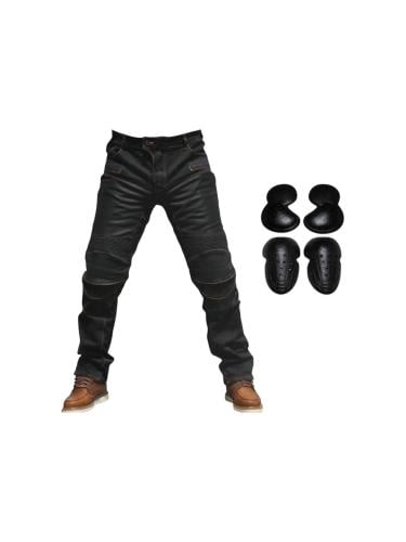 بنطلون جينز استريتش MOTO PANTS اسود