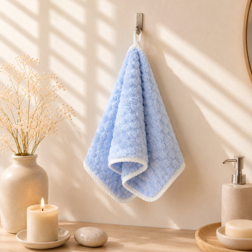 Cloudy face towel (blue) from Robshi