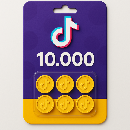 شحن تيك توك 10,000 عملة