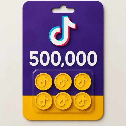 شحن تيك توك 500,000 عملة