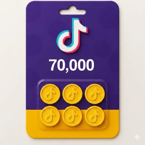 شحن تيك توك 70,000 عملة